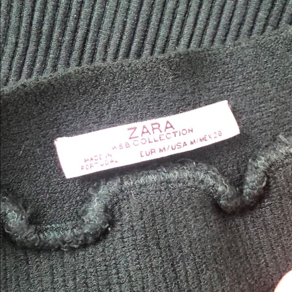 Zara mini skirt green size M - Picture 2 of 4